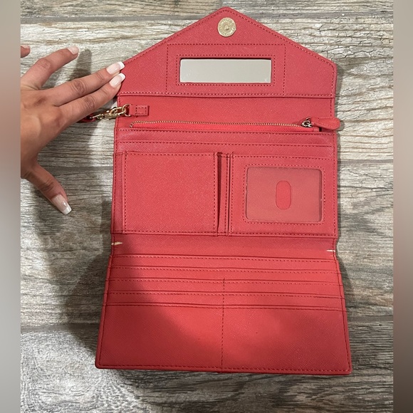 Nine West Red Wristlet Wallet - Picture 2 of 5